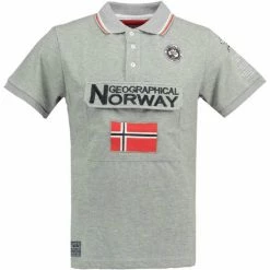 Geographical Norway KAYFOUR T-shirts & Polos Couleur Gris