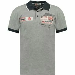Geographical Norway KORMA T-shirts & Polos Couleur Gris