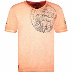 Geographical Norway JIMPERABLE T-shirts & Polos Couleur Orange