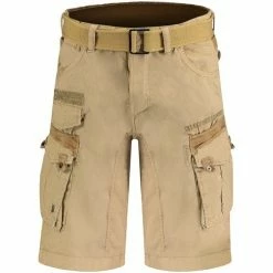 Geographical Norway Bermuda Homme Panoramique 063 Shorts & Bermudas Couleur Beige