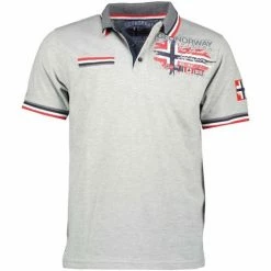 Geographical Norway Polo Homme GeoNorway Krusty T-shirts & Polos Couleur Gris