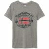 Geographical Norway T-Shirt à manches courtes en coton T-shirts & Polos Couleur Gris
