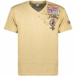 Geographical Norway JOTHAM T-shirts & Polos Couleur Beige