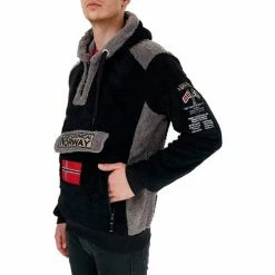 Geographical Norway Sweats & Polaires Couleur Noir 8 Geographical Norway Sweats & Polaires Couleur Noir -Geographical Norway Soldes 23565829 500 C