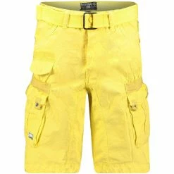 Geographical Norway PANORAMIQUE-NEW-COLOR Shorts & Bermudas Couleur Jaune