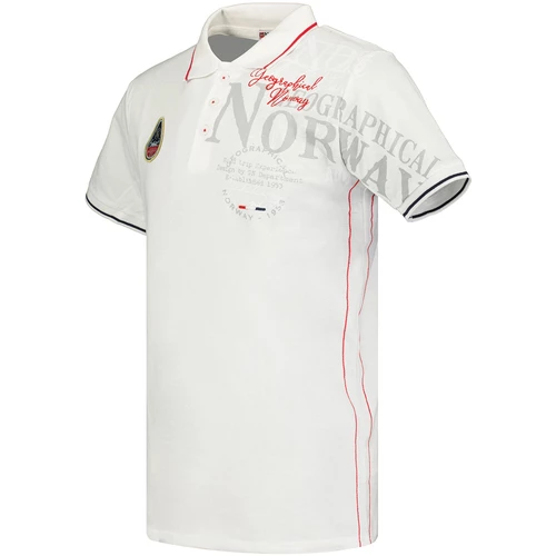 Geographical Norway KADVENTURE T-shirts & Polos Couleur Blanc 4 Geographical Norway KADVENTURE T-shirts & Polos Couleur Blanc – Image 2