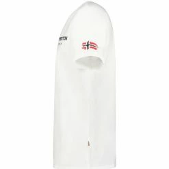 Geographical Norway JONDO T-shirts & Polos Couleur Blanc -Geographical Norway Soldes 23992263 500 C