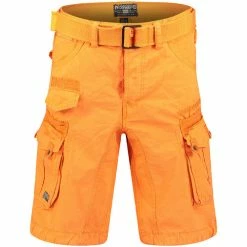 Geographical Norway PANORAMIQUE-NEW-COLOR Shorts & Bermudas Couleur Orange