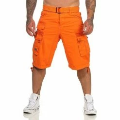 Geographical Norway PANORAMIQUE-NEW-COLOR Shorts & Bermudas Couleur Orange -Geographical Norway Soldes 23992270 500 E