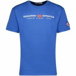 Geographical Norway JONDO T-shirts & Polos Couleur Bleu