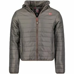 Geographical Norway Doudoune Homme GeoNorway Amigo Hood Manteaux Couleur Gris