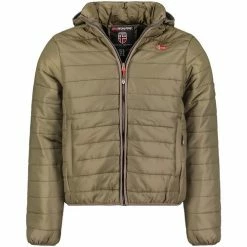 Geographical Norway Doudoune Homme GeoNorway Amigo Hood Manteaux Couleur Kaki