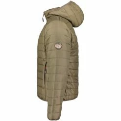 Geographical Norway Doudoune Homme GeoNorway Amigo Hood Manteaux Couleur Kaki -Geographical Norway Soldes 24124509 500 C