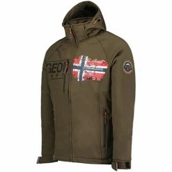 Geographical Norway Softshell Homme GeoNorway Trusty Sweats & Polaires Couleur Kaki -Geographical Norway Soldes 24124510 500 B