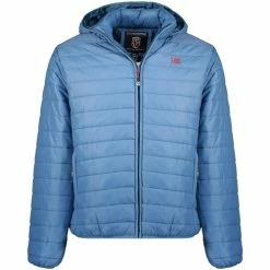 Geographical Norway Doudoune Homme GeoNorway Amigo Hood Manteaux Couleur Bleu