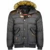 Geographical Norway Doudoune Homme GeoNorway Belphegore Manteaux Couleur Gris -Geographical Norway Soldes 24124862 500 A