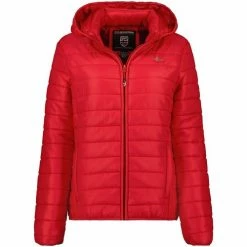 Geographical Norway Doudoune Femme GeoNorway Atika Hood Manteaux Couleur Rouge