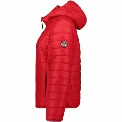Geographical Norway Doudoune Femme GeoNorway Atika Hood Manteaux Couleur Rouge -Geographical Norway Soldes 24128073 500 C