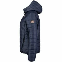 Geographical Norway Doudoune Femme GeoNorway Atika Hood Manteaux Couleur Bleu -Geographical Norway Soldes 24128077 500 C