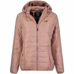 Geographical Norway Doudoune Femme GeoNorway Atika Hood Manteaux Couleur Rose