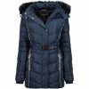Geographical Norway Doudoune Femme GeoNorway Becky EO Manteaux Couleur Bleu -Geographical Norway Soldes 24128089 500 A