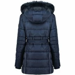 Geographical Norway Doudoune Femme GeoNorway Becky EO Manteaux Couleur Bleu -Geographical Norway Soldes 24128089 500 D