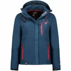 Geographical Norway Softshell Femme GeoNorway Touna Sweats & Polaires Couleur Bleu