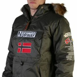 Geographical Norway - Barman_man Manteaux Couleur Vert -Geographical Norway Soldes 24139984 500 C