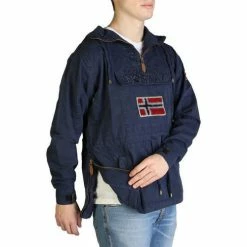 Geographical Norway - Chomer_man Manteaux Couleur Bleu 9 Geographical Norway - Chomer_man Manteaux Couleur Bleu -Geographical Norway Soldes 24140118 500 D
