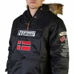 Geographical Norway - Barman_man Manteaux Couleur Noir -Geographical Norway Soldes 24140128 500 C