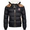 Geographical Norway Veste d'hiver Alenou Manteaux Couleur Noir 2 Geographical Norway Veste d'hiver Alenou Manteaux Couleur Noir -Geographical Norway Soldes 24268169 500 A