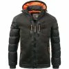 Geographical Norway Veste d'hiver pour homme Beachwood Sweats & Polaires Couleur Noir -Geographical Norway Soldes 24268172 500 A