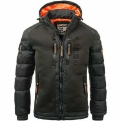 Geographical Norway Veste d'hiver pour homme Beachwood Sweats & Polaires Couleur Noir