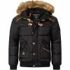 Geographical Norway VESTE HOMME D'HIVER Belphegor Manteaux Couleur Noir -Geographical Norway Soldes 24268177 500 A