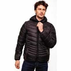 Geographical Norway Veste matelassée homme Damiel Manteaux Couleur Noir -Geographical Norway Soldes 24268186 500 C