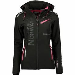 Geographical Norway Veste softshell pour femme Reine Manteaux Couleur Noir 7 Geographical Norway Veste softshell pour femme Reine Manteaux Couleur Noir -Geographical Norway Soldes 24268198 500 C