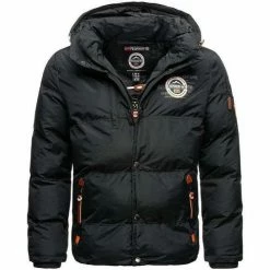 Geographical Norway Veste d'hiver pour homme Verveine Manteaux Couleur Noir