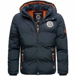 Geographical Norway Veste d'hiver pour homme Verveine Manteaux Couleur Marine