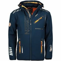 Geographical Norway Softshell Veste Rainman Manteaux Couleur Marine