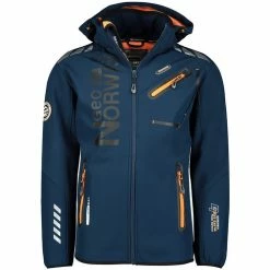 Geographical Norway Softshell Veste Rainman Manteaux Couleur Marine -Geographical Norway Soldes 24268213 500 C