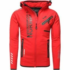 Geographical Norway Softshell Veste Rainman Manteaux Couleur Rouge