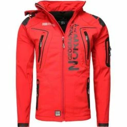 Geographical Norway Veste Softshell Homme Techno Sweats & Polaires Couleur Rouge