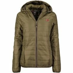 Geographical Norway Doudoune Femme GeoNorway Atika Hood Manteaux Couleur Beige