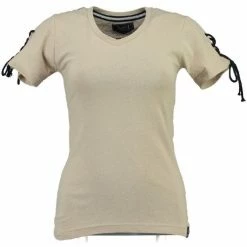 Geographical Norway T-shirt Femme Jeline cassé T-shirts & Polos Couleur Blanc