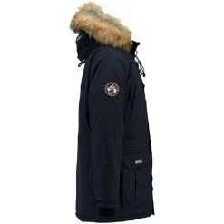 Geographical Norway Parka Boeing Manteaux Couleur Bleu -Geographical Norway Soldes 7000373 500 B