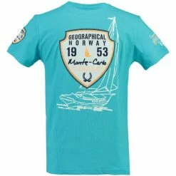 Geographical Norway Tshirt Homme Jaro T-shirts & Polos Couleur Bleu -Geographical Norway Soldes 7911990 500 C