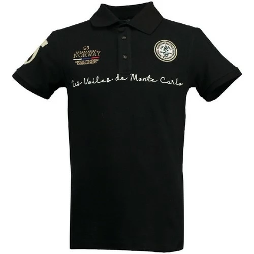Geographical Norway Polo Enfant Kolostar T-shirts & Polos Couleur Noir 3 Geographical Norway Polo Enfant Kolostar T-shirts & Polos Couleur Noir