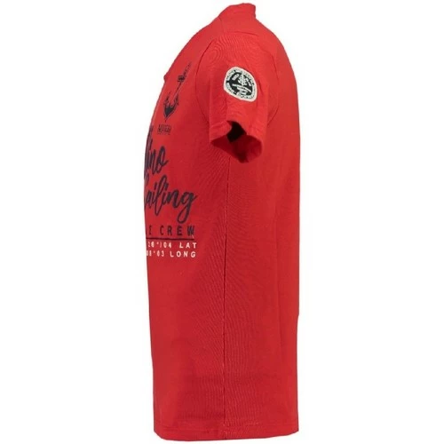 Geographical Norway Tshirt Enfant Jortofino T-shirts & Polos Couleur Rouge 4 Geographical Norway Tshirt Enfant Jortofino T-shirts & Polos Couleur Rouge – Image 2