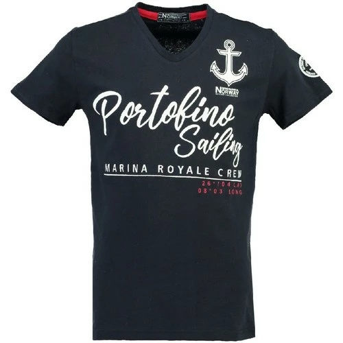 Geographical Norway Tshirt Enfant Jortofino T-shirts & Polos Couleur Bleu 3 Geographical Norway Tshirt Enfant Jortofino T-shirts & Polos Couleur Bleu