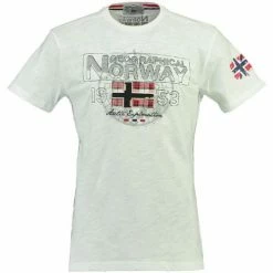 Geographical Norway Tshirt Enfant Jamelo T-shirts & Polos Couleur Blanc